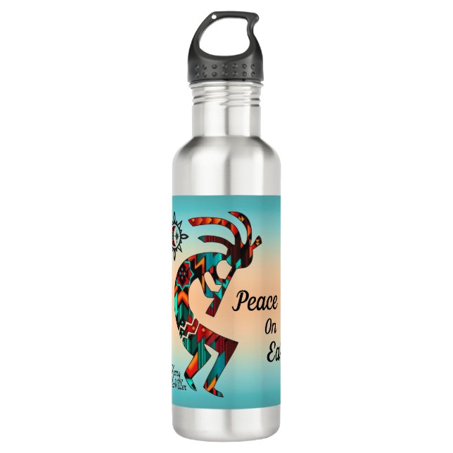 Southwest Kokopelli Water Bottle (Front)