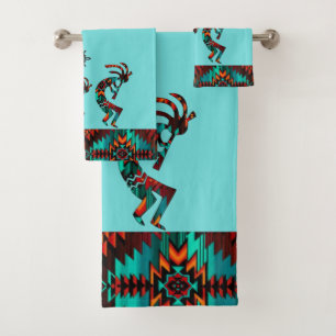 Southwest KokopelliTowel Bath Towel Set