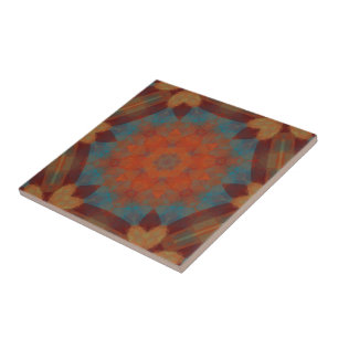 Southwest Mandala 3 Ceramic Tile