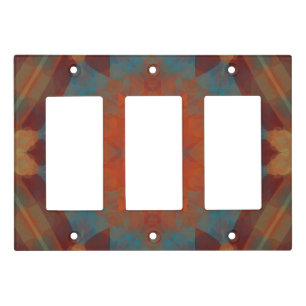 Southwest Mandala 3 Light Switch Cover