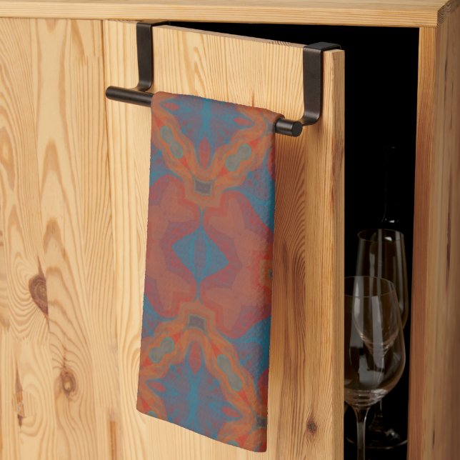Southwest Mandala Kitchen Towel (Thirds Fold)