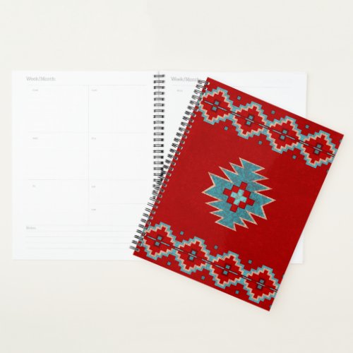 Southwest Mesas Red and Turquoise Planner