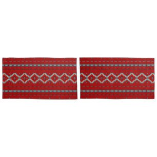 Southwest Mesas Red & Turquoise Pillow Case