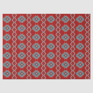 Southwest Mesas Red & Turquoise Tissue Paper