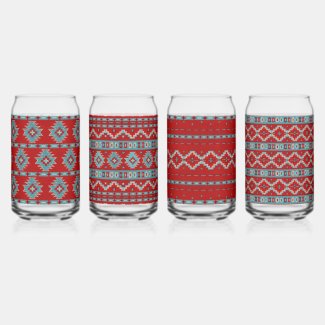 Southwest Mesas Turquoise Geometric Assorted Set