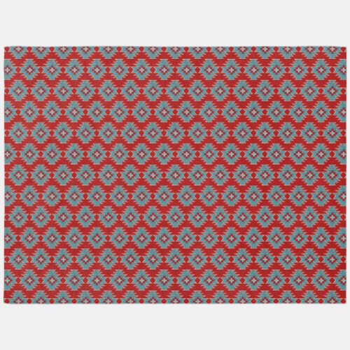 Southwest Mesas Turquoise  Red 12x9 Rug