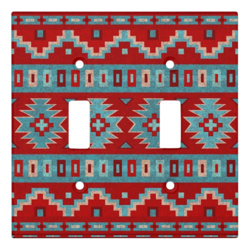 Southwest Mesas Turquoise  Red Light Switch Cover