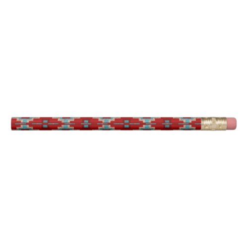 Southwest Mesas Turquoise  Red Pencil