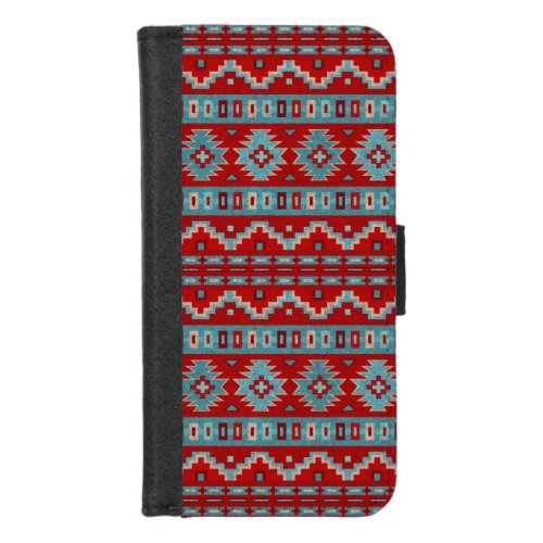 Southwest Mesas Turquoise  Red Phone Wallet Case