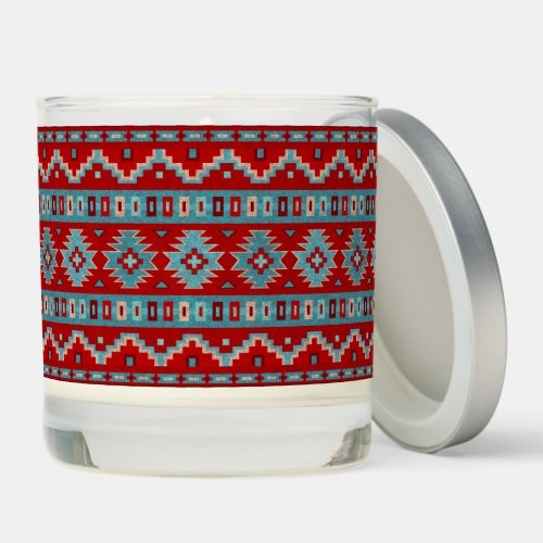 Southwest Mesas Turquoise  Red Scented Candle