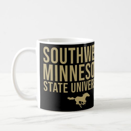 Southwest Minnesota State Smsu Mustangs Stacked  Coffee Mug