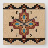 Horloge motifs kabyle large clock