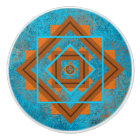 Southwest Mountain Peaks Turquoise Geometric