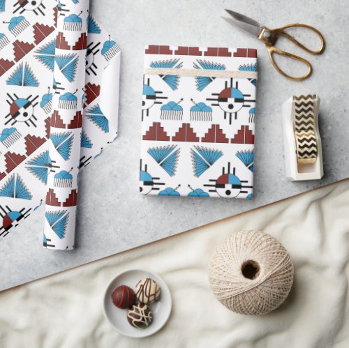 Southwest Native American Art Wrapping Paper