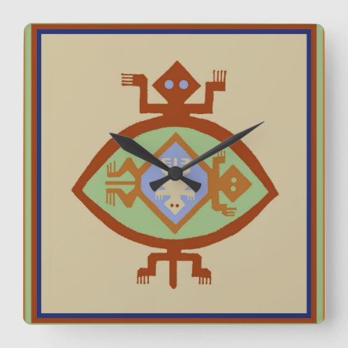 Southwest Native American Mimbres Turtle Clock