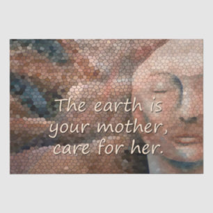 Southwest Native American Mother Earth Decoupage Tissue Paper