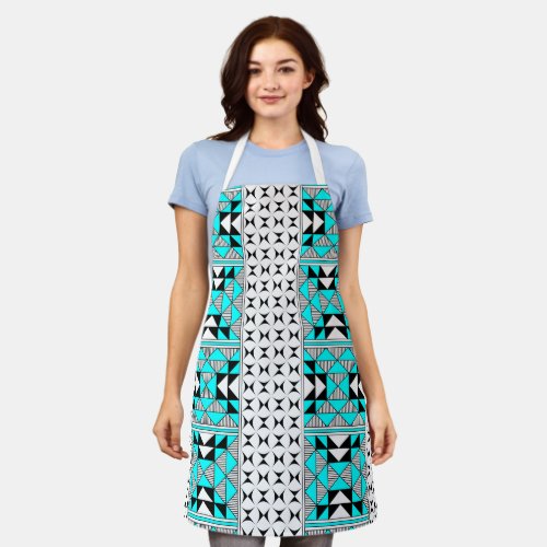 Southwest Native Mountains in Turquoise Apron