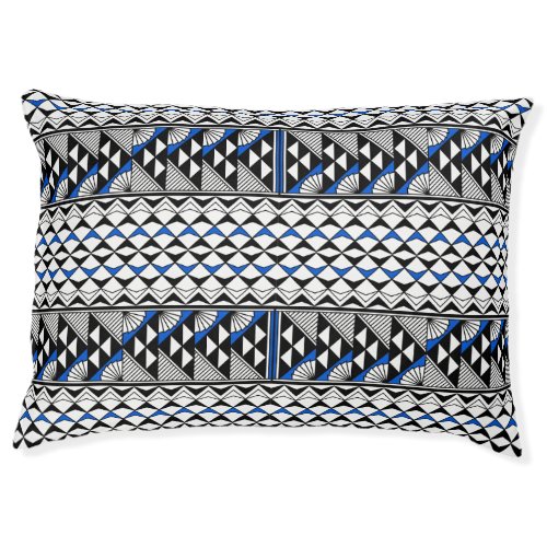 Southwest Native Rain and Sun in Blue Pet Bed