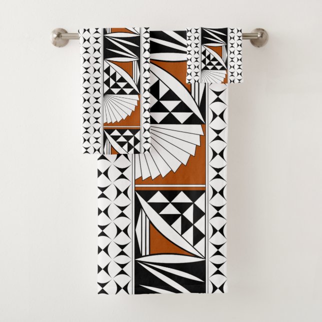 Southwest Native Sunrise Bath Towel Set (Insitu)