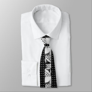 Southwest Native Sunrise in Chrome Neck Tie