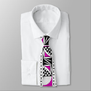 Southwest Native Sunrise in Pink Neck Tie