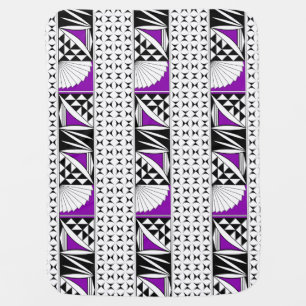 Southwest Native Sunrise in Purple Baby Blanket