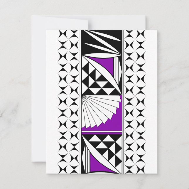 Southwest Native Sunrise in Purple Note Card (Front)