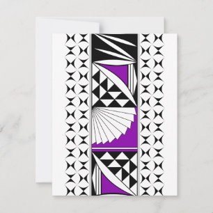 Southwest Native Sunrise in Purple Note Card