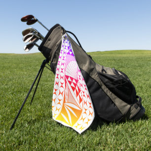 Southwest Native Sunrise in Rainbow Golf Towel