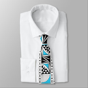 Southwest Native Sunrise in Turquoise Neck Tie