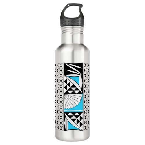 Southwest Native Sunrise in Turquoise Stainless Steel Water Bottle