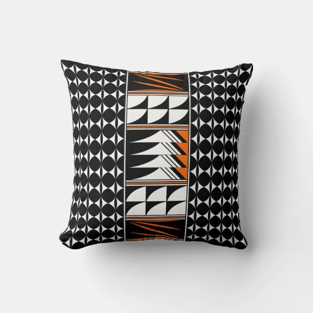  Southwest Native Sunrise Throw Pillow (Front)