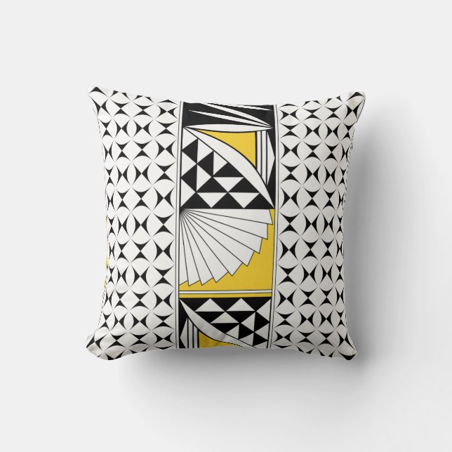 Southwest Native Sunrise Throw Pillow (Front)
