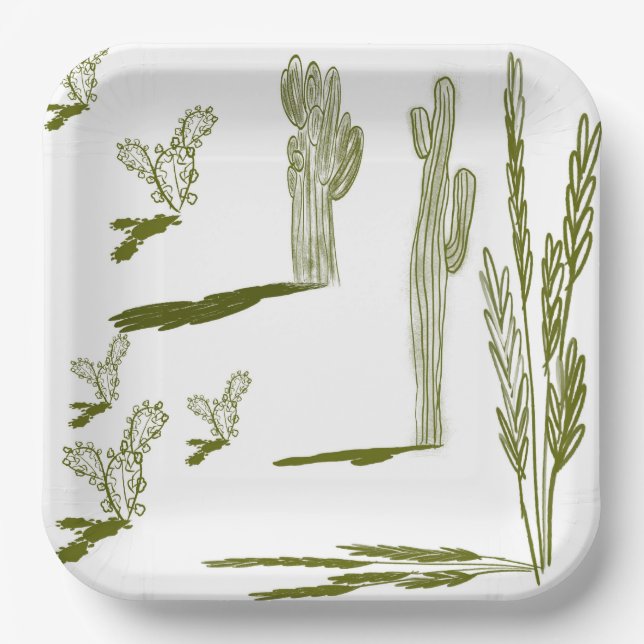 Southwest paper plates (Front)