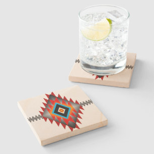 Southwest Pattern #1 Stone Coaster