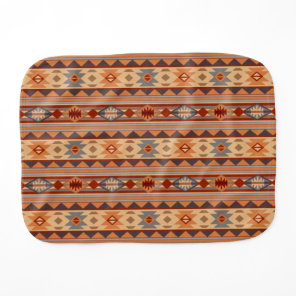 Southwest Pattern Design Tan Baby Burp Cloth