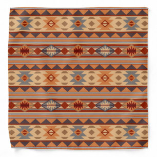Southwest Pattern Design Tan Bandana