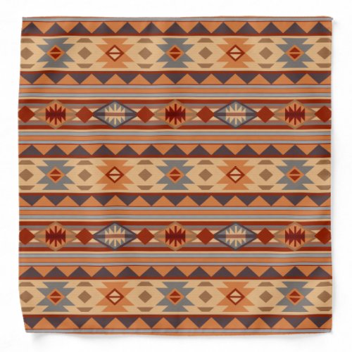 Southwest Pattern Design Tan Bandana