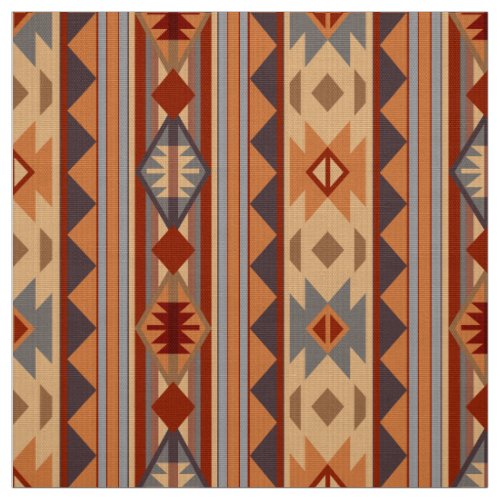 Southwest Pattern Design Tan Fabric