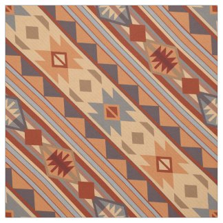 Southwest Pattern Design Tan Fabric