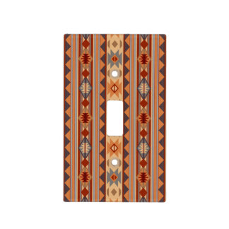 Southwest Pattern Design Tan Light Switch Cover