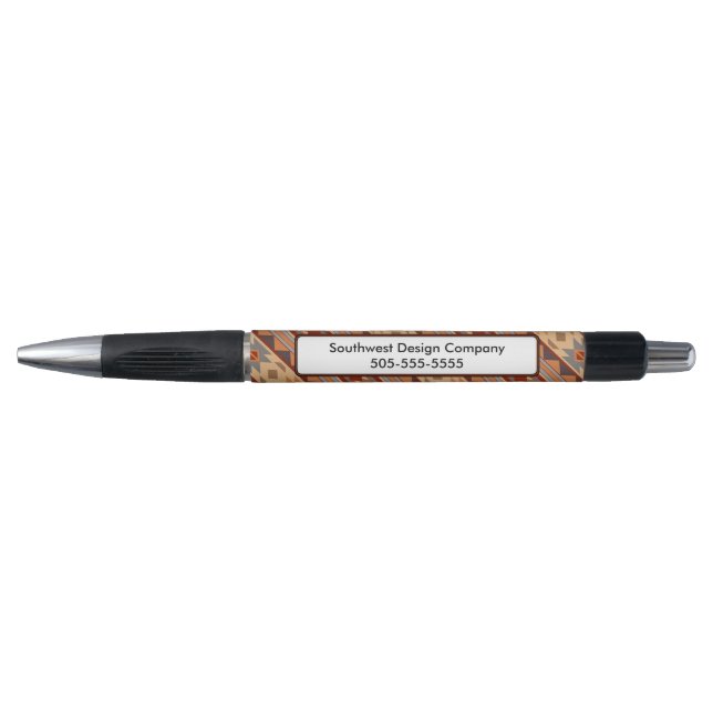 Southwest Pattern Design Tan Pen (Front)
