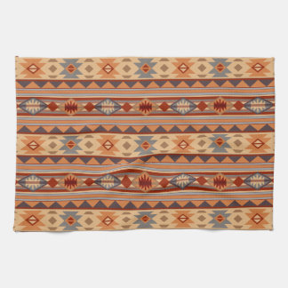 Southwest Pattern Design Tan Towel