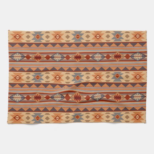 Southwest Pattern Design Tan Towel
