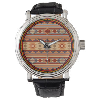 Southwest Pattern Design Tan Watch