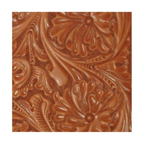 southwest pattern western country tooled leather wood wall decor