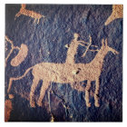 Southwest Petroglyph Native American on Horse