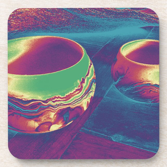Southwest Pottery Beverage Coaster (Front)