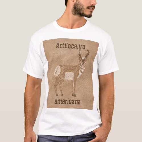 Southwest Pronghorn Antelope Customizable T_Shirt