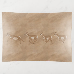 Southwest Pronghorn Antelope Herd  Trinket Tray